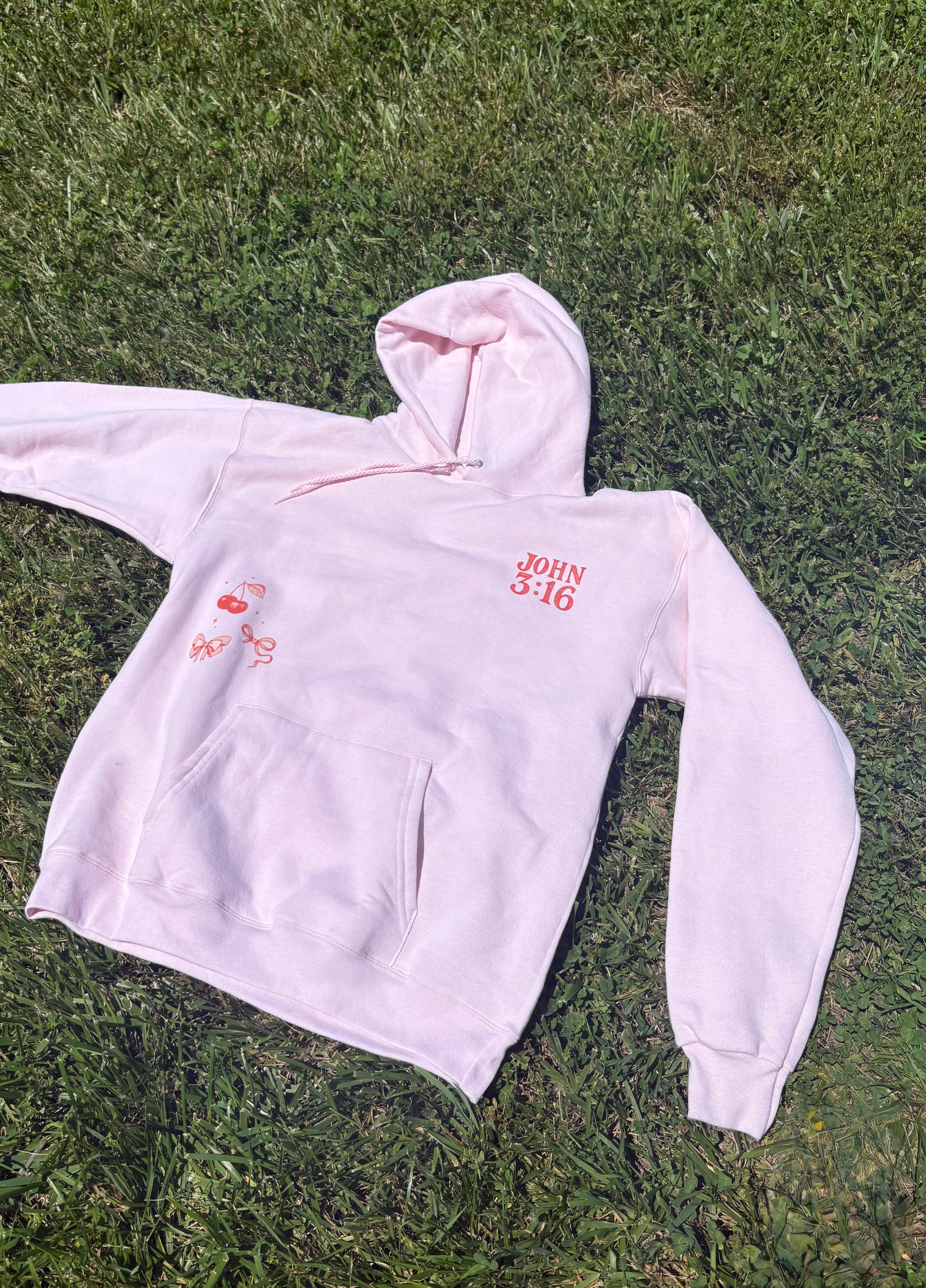 NEW! | “John 3:16” HOODIE | PINK