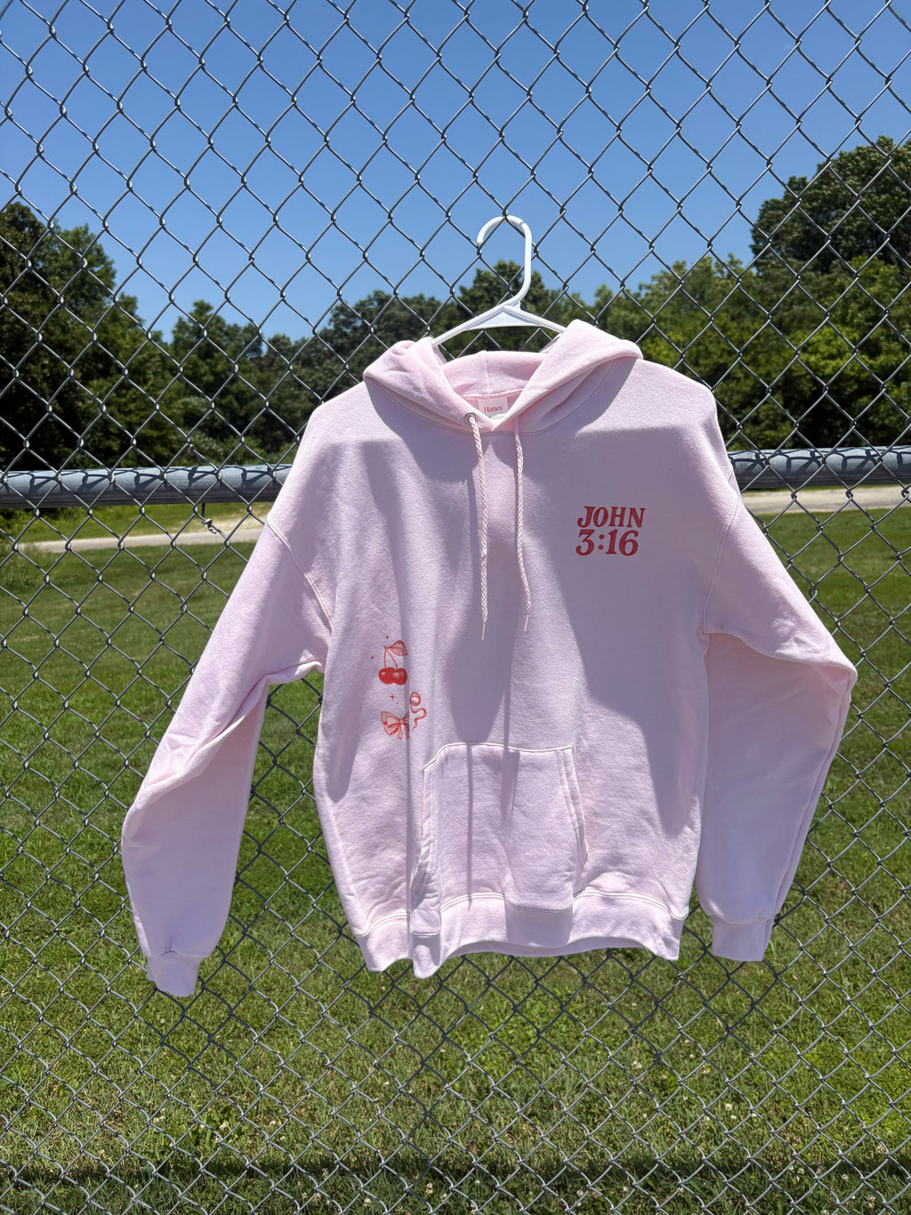 NEW! | “John 3:16” HOODIE | PINK